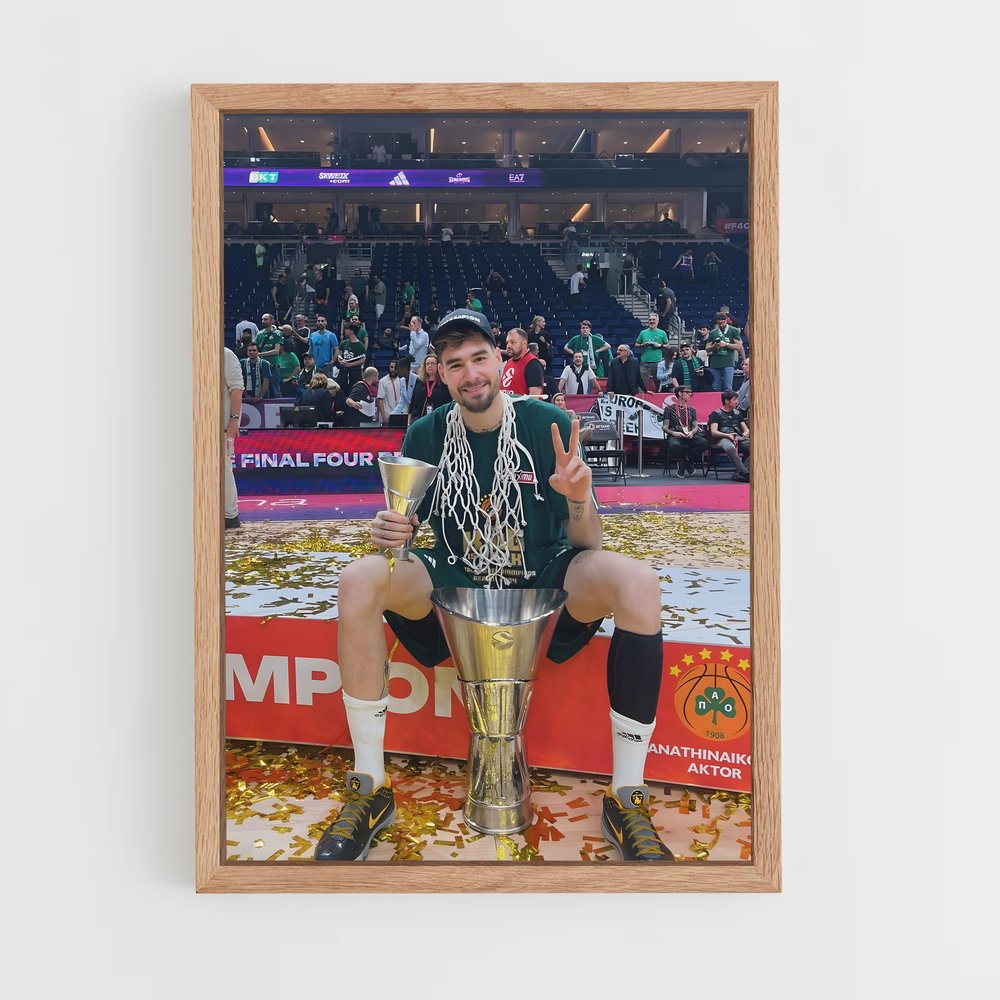 Poster Champion Inébranlable – affiche Basketball (vue 4)